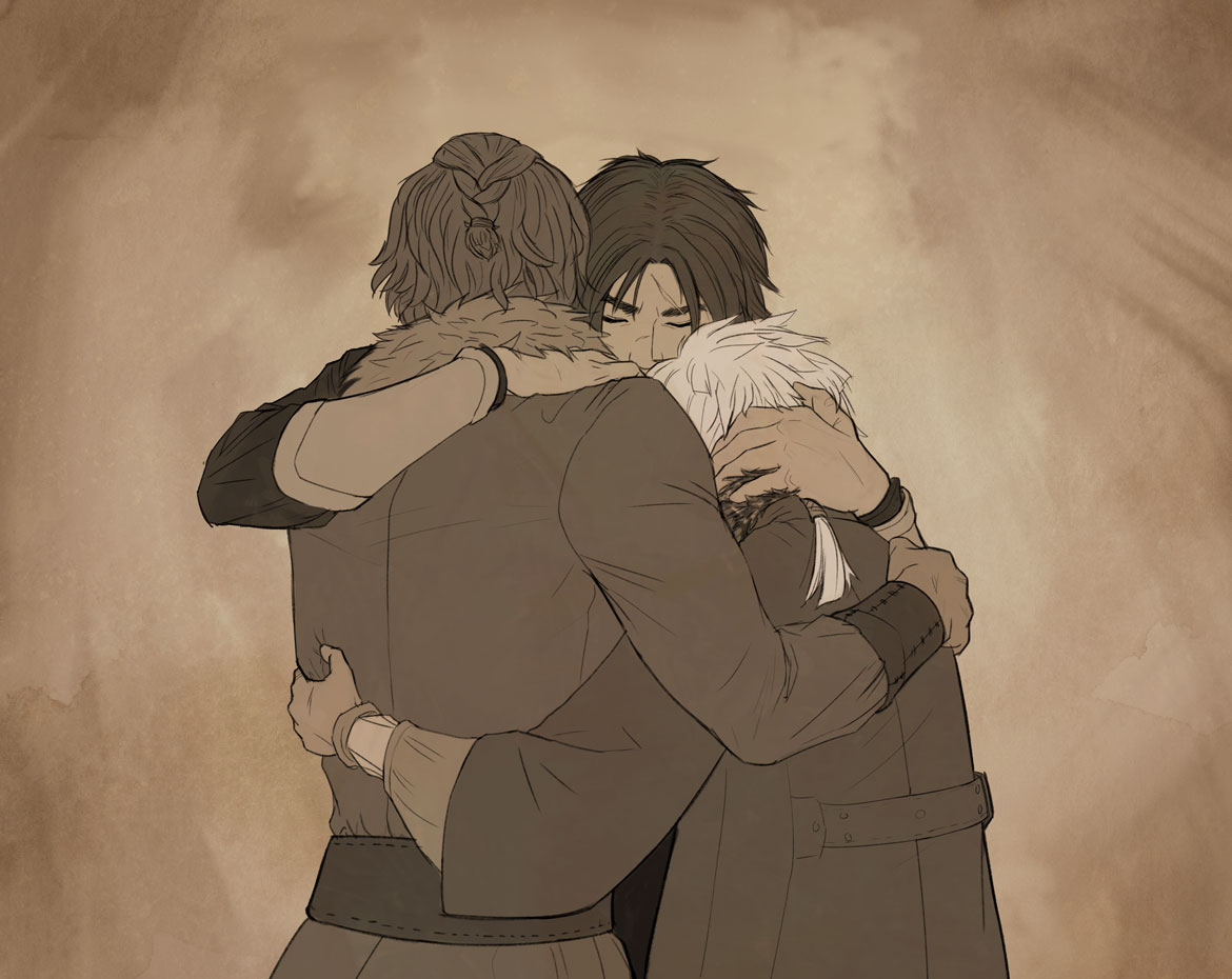 Bax, Talith and Sav reuniting