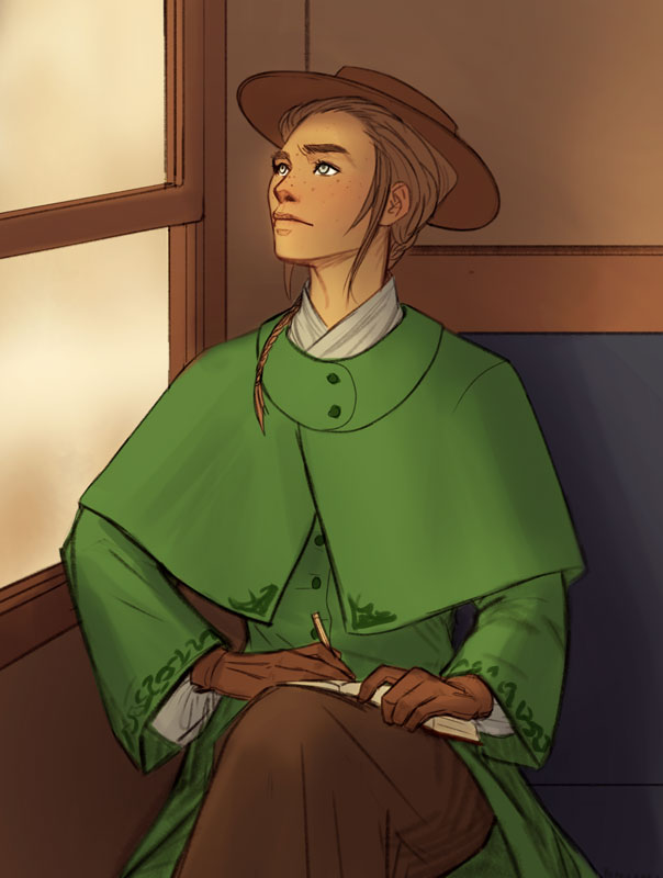 Sav's disguise to scout the upper districts
